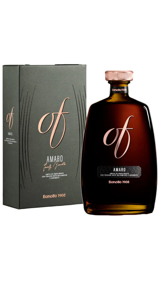 Amaro OF - Amaro con aggiunta di Grappa di Amarone Barrique e Arancia 70 cl - Bonollo