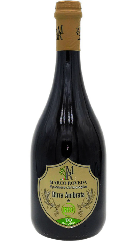 Birra Ambrata 0,75L - Biologica - Roveda