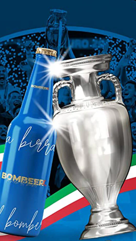 Bombeer - Bomber Beer - Birra della Nazionale - Bobo Vieri - Azzurra 33cl - Cassa da 24 - Image 3