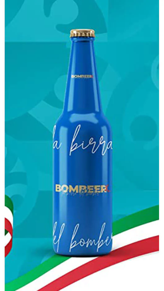 Bombeer - Bomber Beer - Birra della Nazionale - Bobo Vieri - Azzurra 33cl - Cassa da 24 - Image 4