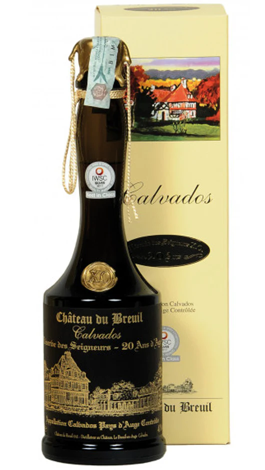 Calvados Réserve des Seigneurs X.O. - Invecchiato 20 Anni 70cl Astucciato - Chateu Du Breuil