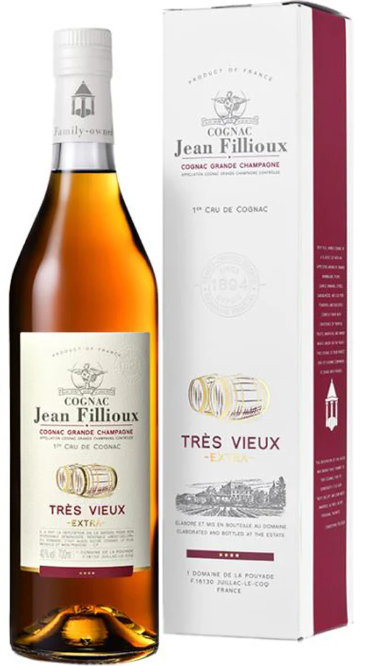 Cognac Très Vieux - Invecchiato 25 Anni 70cl Astucciato - Jean Fillioux