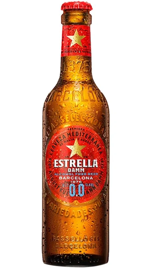 Estrella Damm 0.0 Senza Glutine 33cl - Cassa da 24 Bottiglie