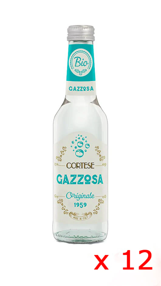 Gazzosa Bio Cortese - Confezione 27,5cl x 12 Bottiglie