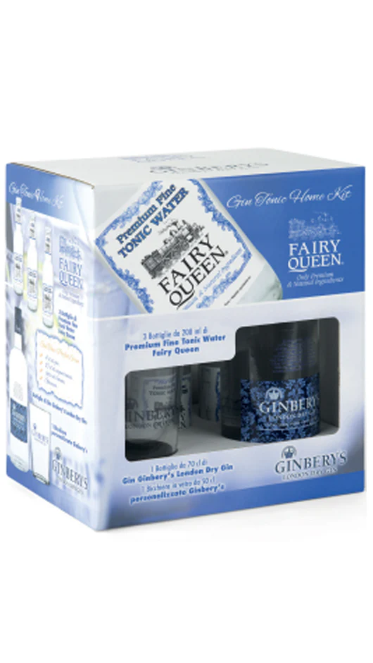 Gin London dry 70cl + Gin tonic Home Kit - Ginbery's