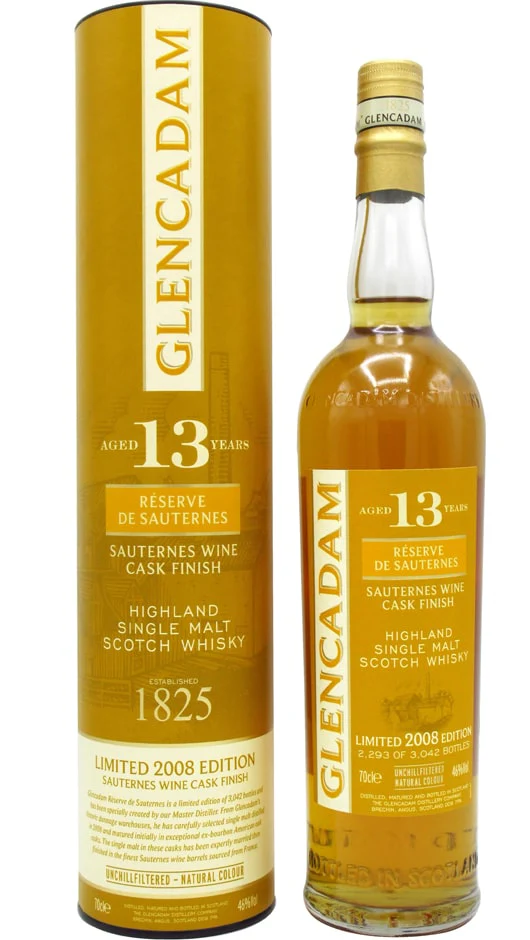 Glencadam 13 anni Sauternes Wine Cask Finish - 70cl - Astucciato
