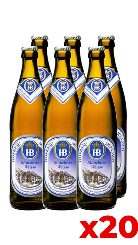 Hofbrau Weisse 50cl - Cassa da 20 bot.