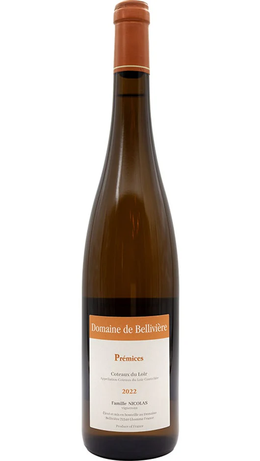Coteaux du Loir Prémices Sec Tendre - Domaine de Belliviere