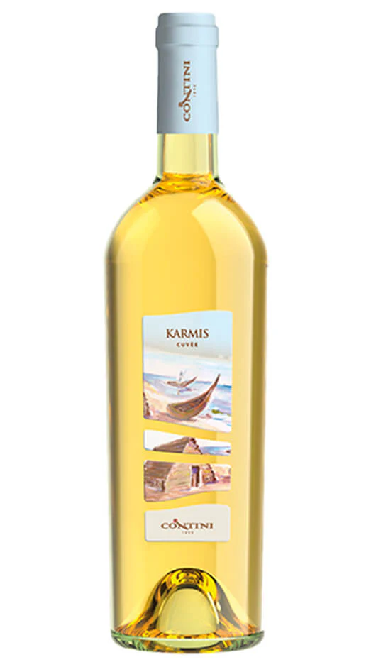 Karmis - Bianco Isola dei Nuraghi IGT - Contini - ETICHETTA DANNEGGIATA