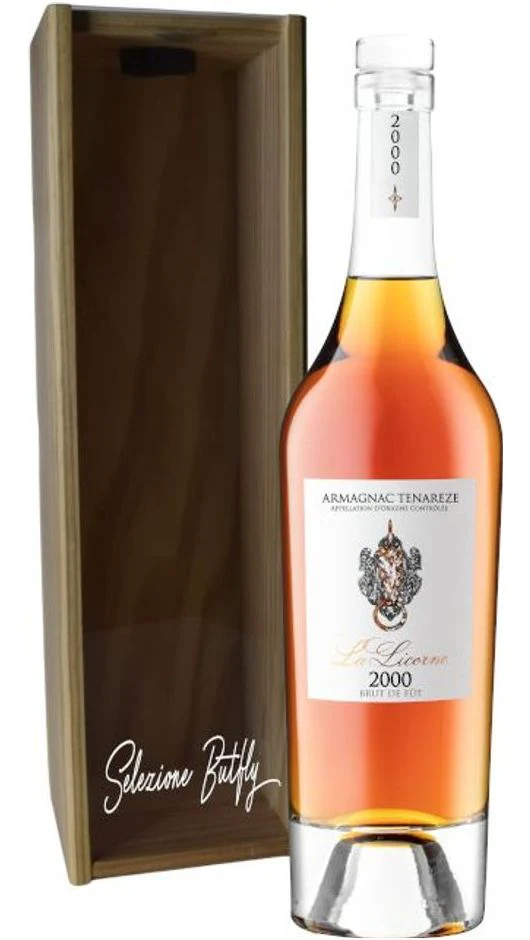 La Licorne Tenareze Brut De Fut 2000 - 70 Cl In Cassa Di Legno - Sasu Un Petit Grain