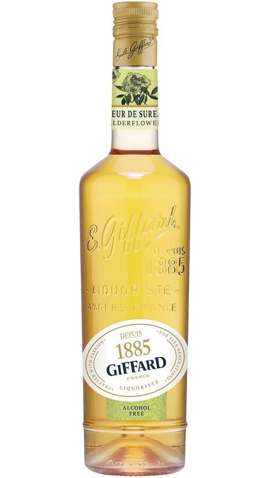 Liquore Fiore di Sambuco Analcolico 70cl - Giffard - ETICHETTA DANNEGGIATA