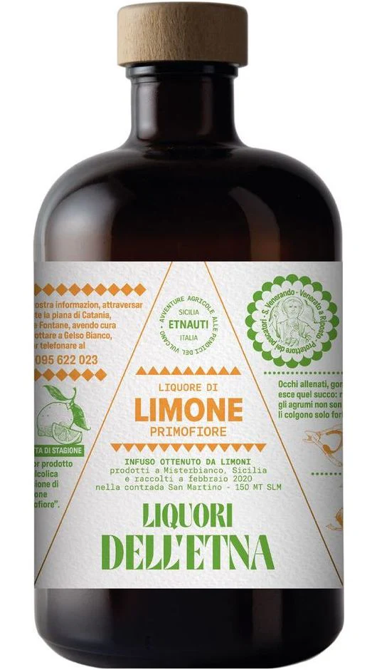 Liquore Limone Primofiore 50cl - Liquori dell’Etna