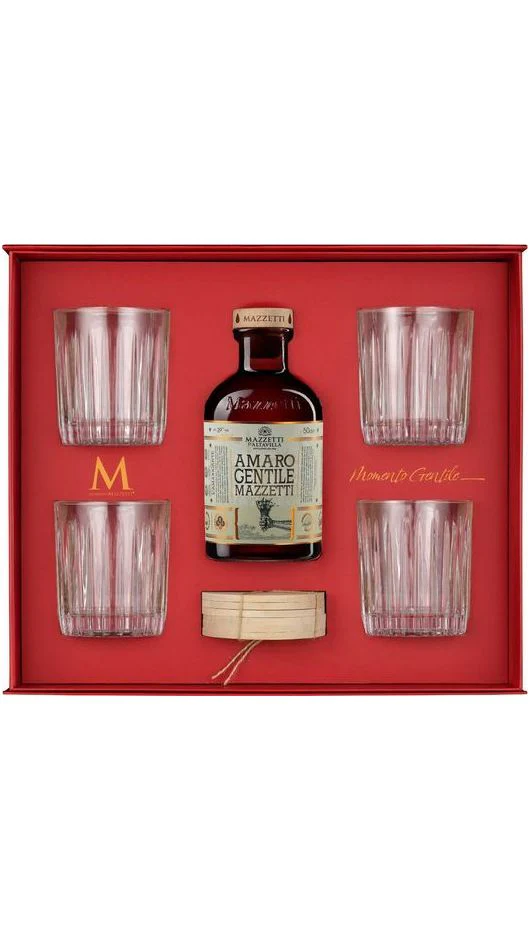 Momento Gentile 50cl + 4 Tumbler - Mazzetti