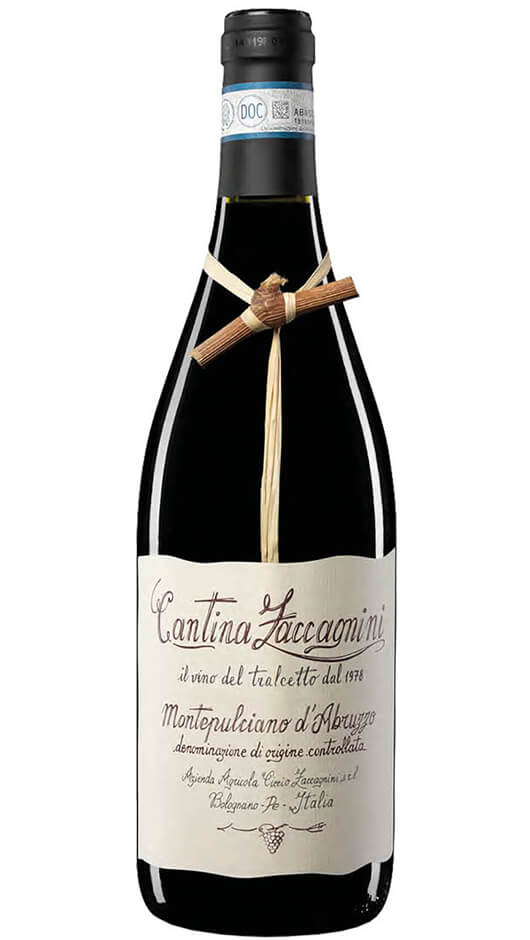 Montepulciano d'Abruzzo DOC - Tralcetto - Zaccagnini - ETICHETTA DANNEGGIATA