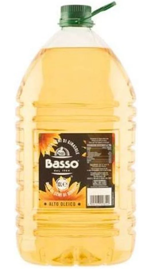 Olio di Semi di Girasole Alto Oleico Pet 10Lt - Frantoio Basso