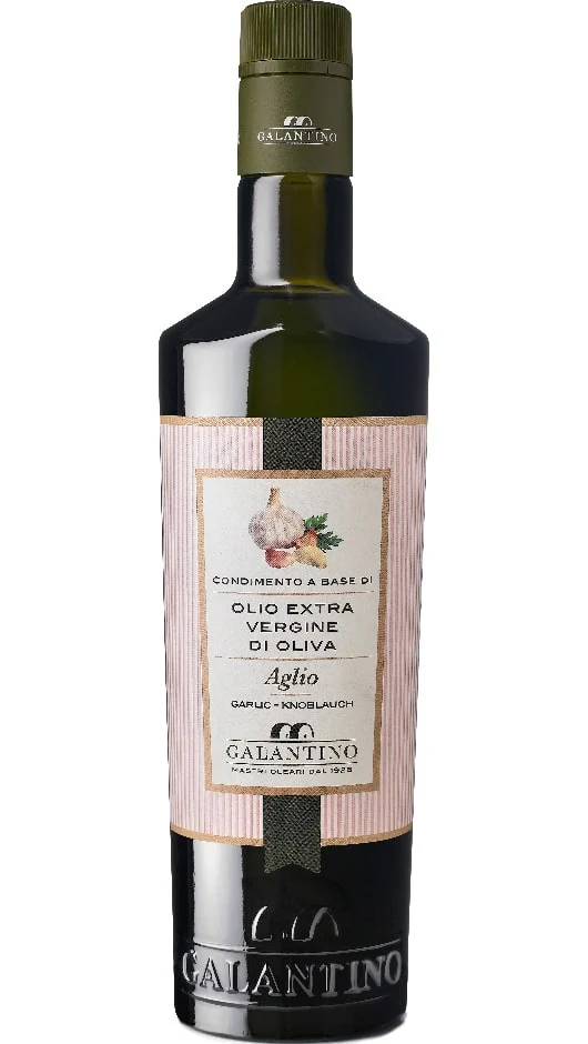 Olio Extravergine di Oliva 250ml Bottiglia - Aglio - Galantino