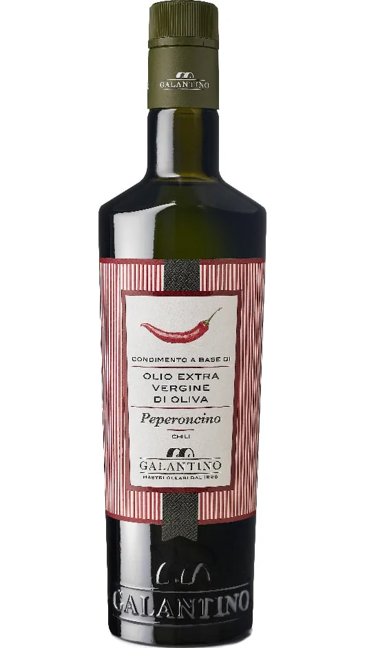 Olio Extravergine di Oliva 250ml Bottiglia - Peperoncino - Galantino