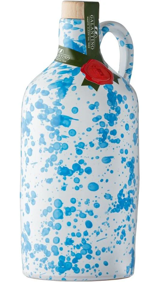 Olio Extravergine di Oliva - Orcio Fantasia Celeste - 500ml - Galantino