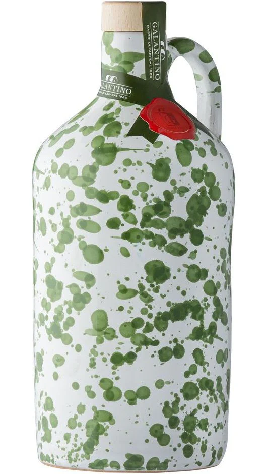 Olio Extravergine di Oliva - Orcio Fantasia Verde - 500ml - Galantino