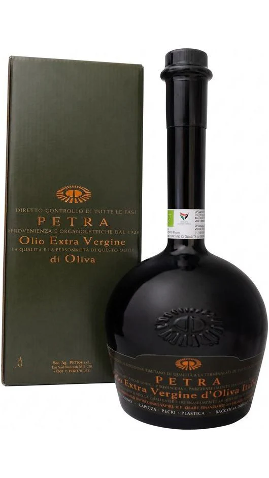 Olio Extravergine d'oliva Italiano Bio 250ml - Astucciato - Petra