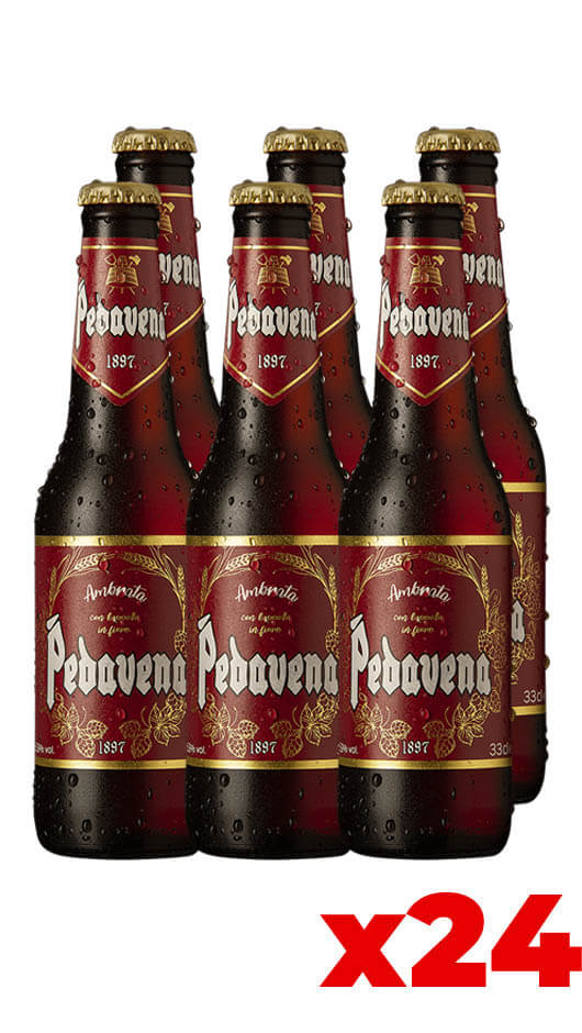 Pedavena Ambrata 33cl - Cassa da 24 Bottiglie