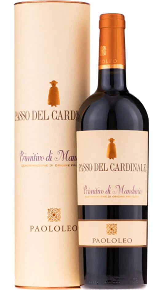 Primitivo di Manduria DOC - Passo del Cardinale - In Tubo - Paolo Leo