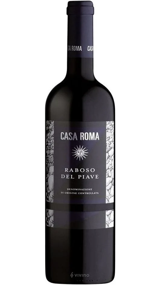 Raboso del Piave DOC - Casa Roma - ETICHETTA DANNEGGIATA