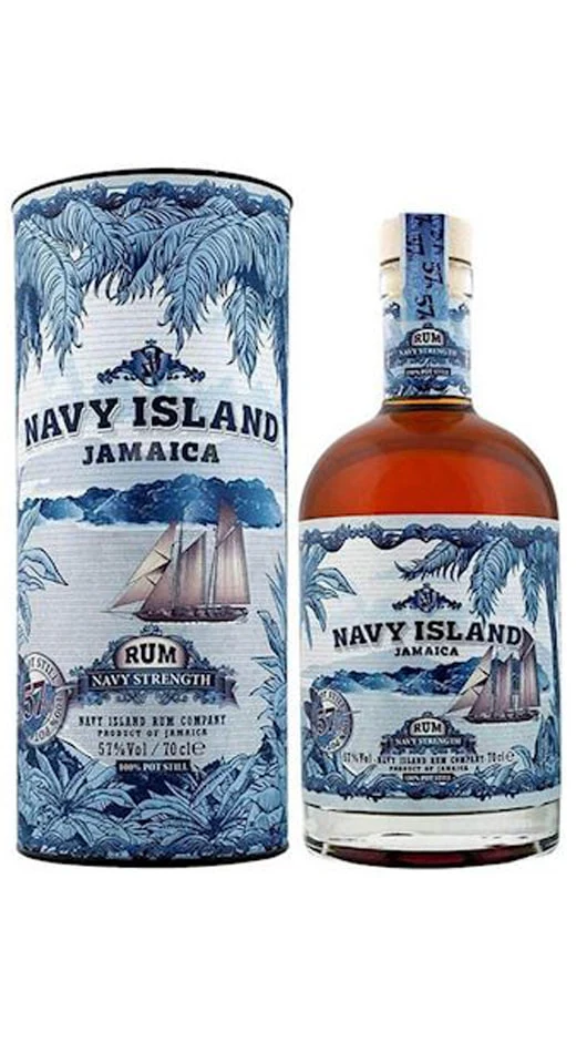 Rhum Navy Island Jamaica Strenght 70cl - Tubo