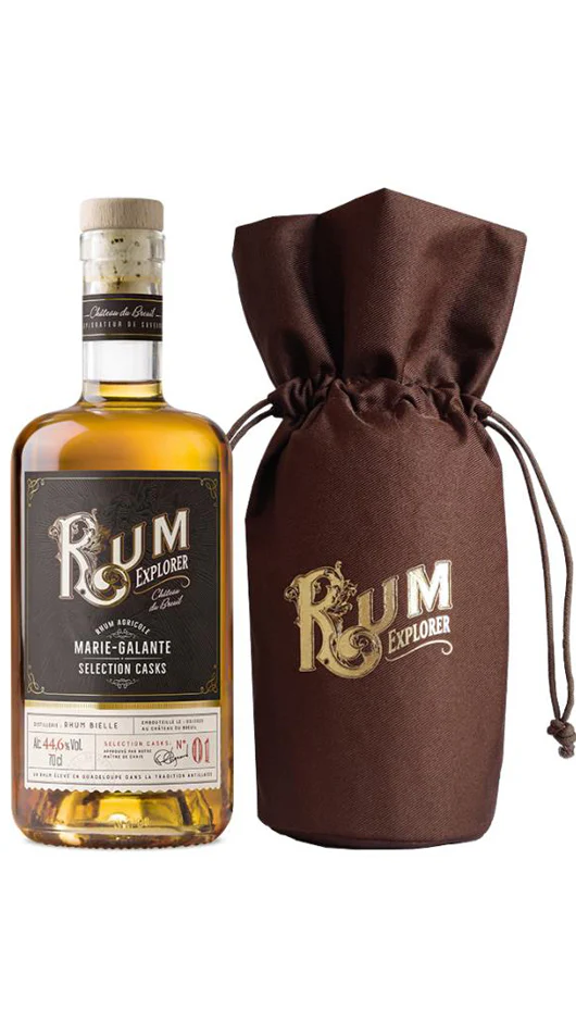 Rum Marie-Galante Guadeloupe - Bottiglia Numerata In Sacca Premium 70cl - Chȃteau Du Breuil