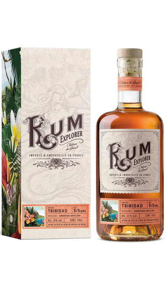 Rum Trinidad - Invecchiato 3/5 Anni 70cl Astucciato - Medaglia Oro Concours Mondial de Bruxelles 2021 - Chȃteau Du Breuil