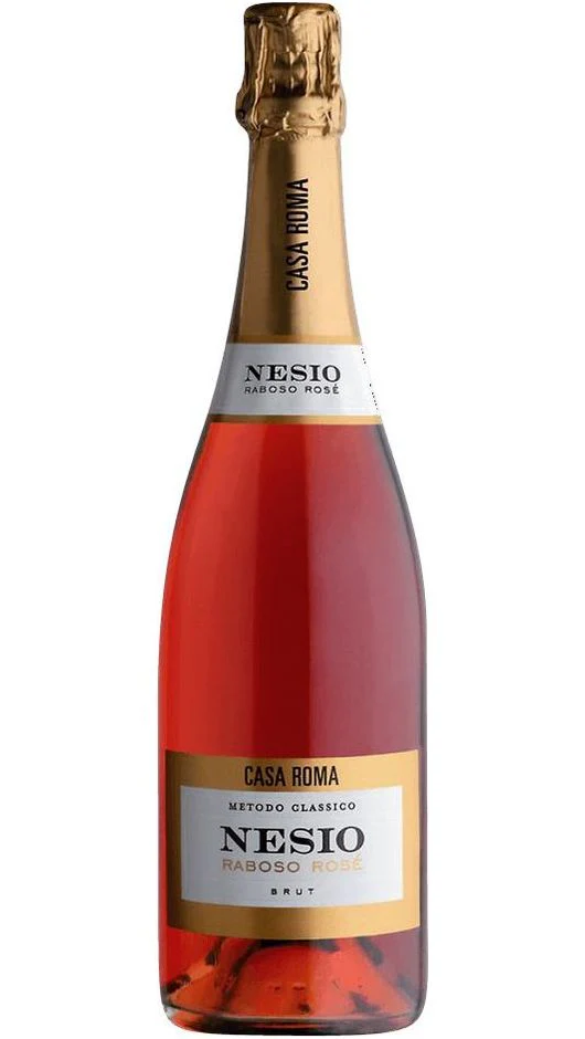 Spumante Rosé Raboso Metodo Classico 36 Mesi - Magnum - Senza Etichetta - Nesio - ETICHETTA DANNEGGIATA - Casa Roma