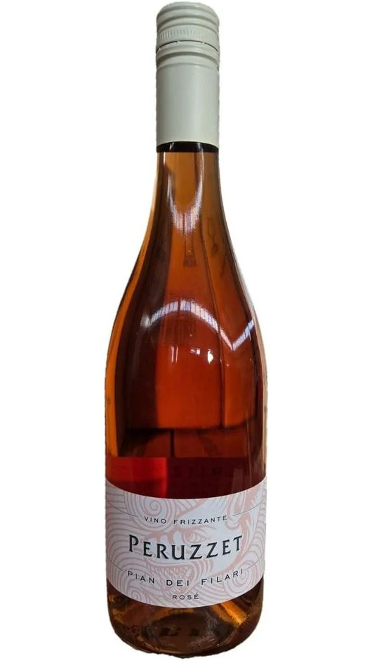 Vino Frizzante Rosé Pian dei Filari - Peruzzet - Casa Roma - ETICHETTA DANNEGGIATA