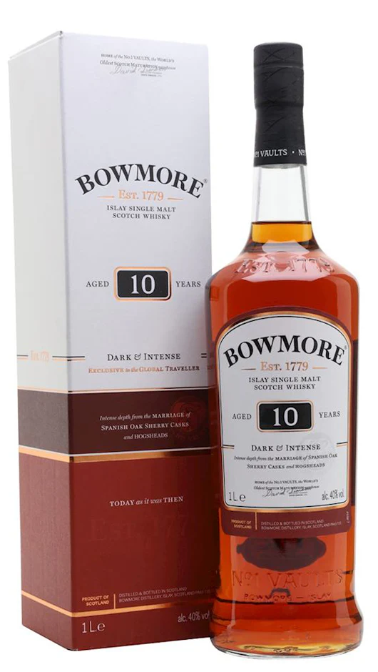 Whisky Bowmore 10 Years 100cl - Giftbox
