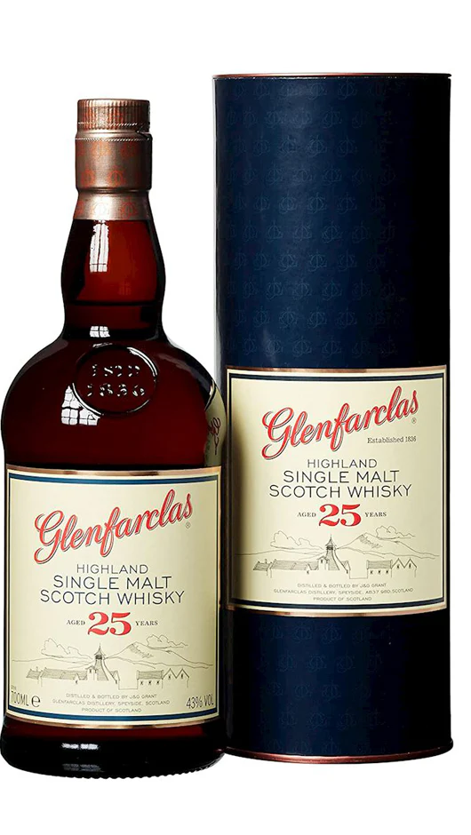 Whisky Glenfarclas 25Y 70cl - Tubo